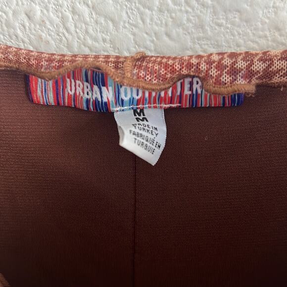 Urban Outfitters Moxie Brown and Tan Dress Medium - Picture 6 of 6